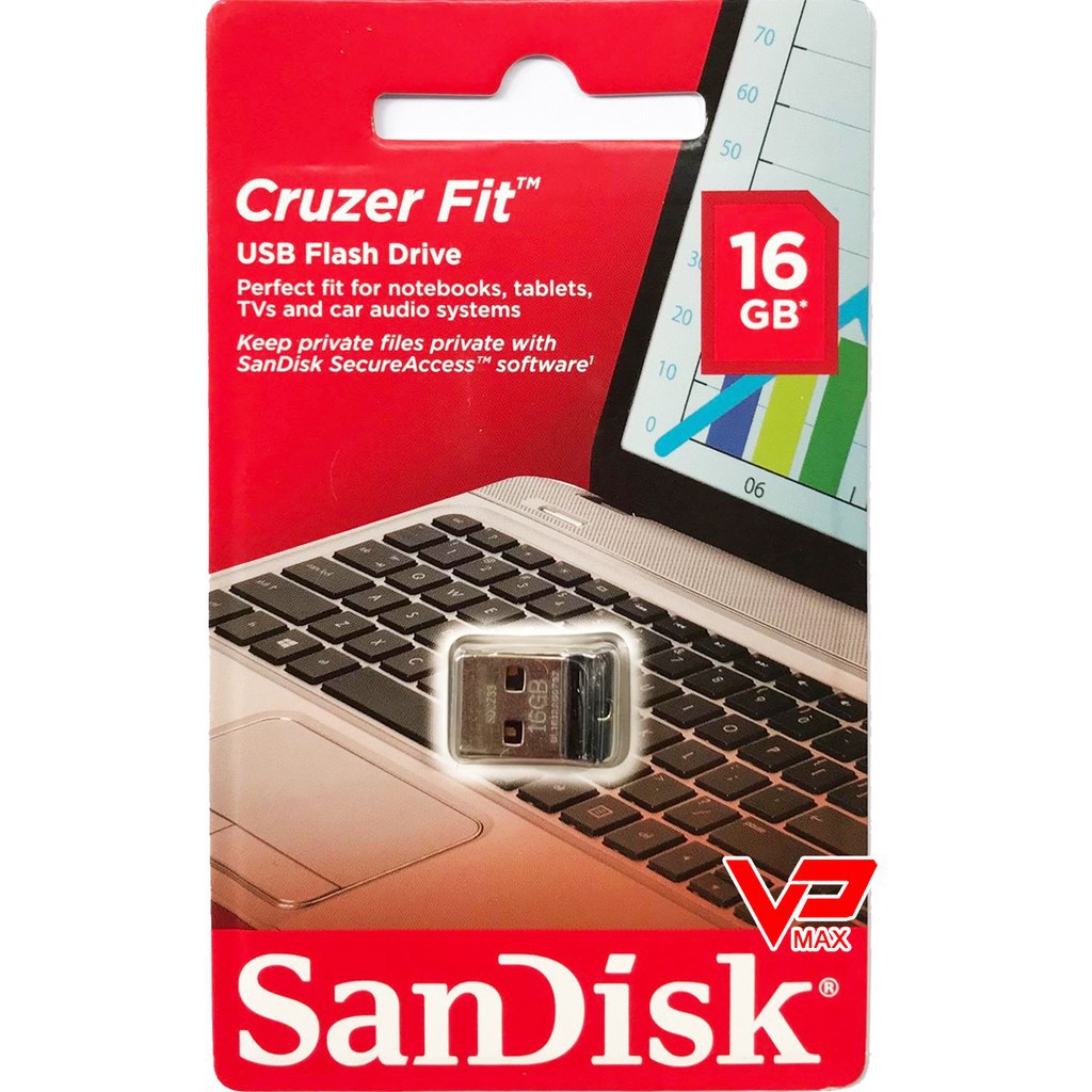 USB 32GB 16GB Sandisk cz33 cho xe hơi bảo hành 5 năm Vĩnh Xuân