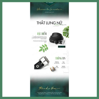 Thắt Lưng Nữ Khóa Cài - La mode