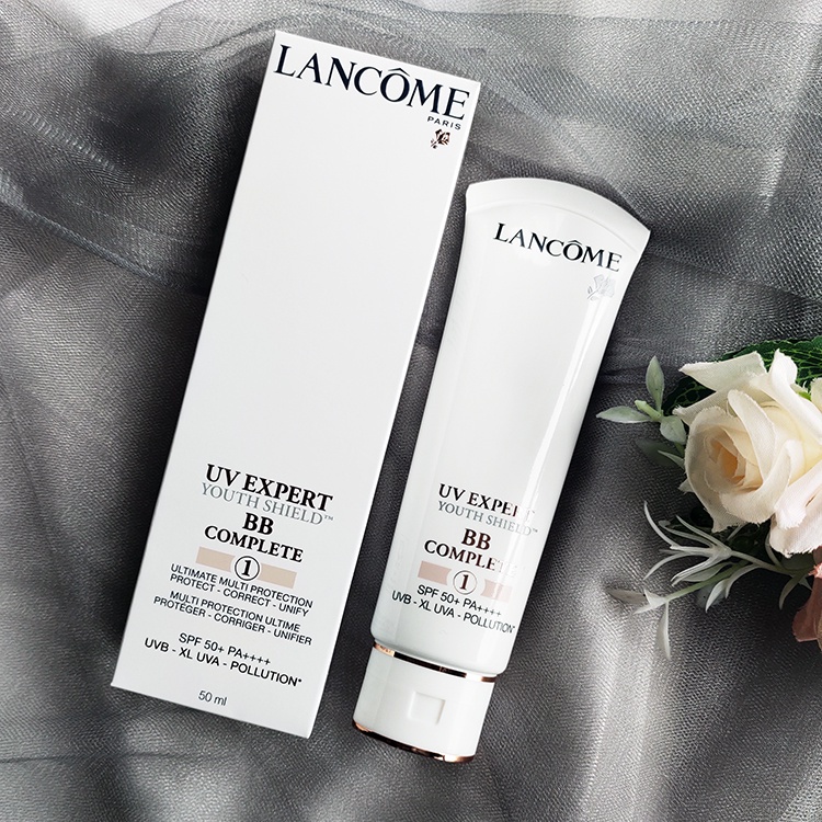 Lancome New Version of Concealer Isolation Facial Sunscreen BB Cream Clear and Moisturizing Skin Kem BB Chống Nắng Che Khuyết Điểm Dưỡng Ẩm SPF50/PA+++ 50ml Phiên Bản Mới