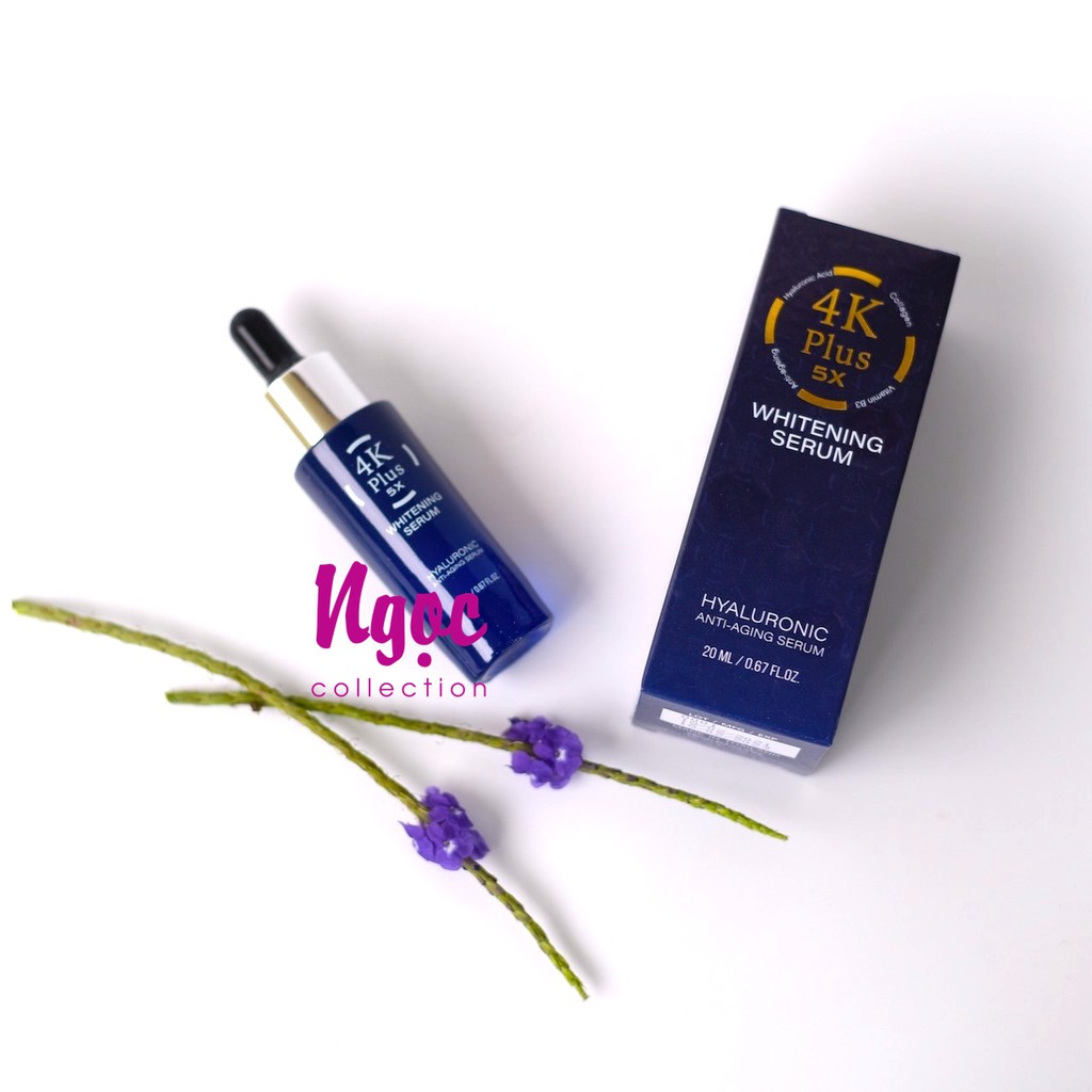 Serum dưỡng trắng da 4K plus Thái Lan 20ml