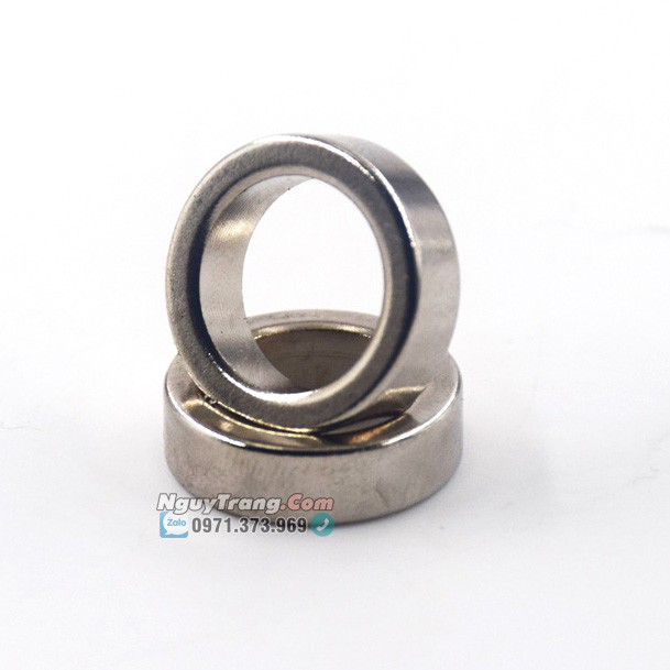 Bộ 2 viên nam châm cường lực hút mạnh đường kính trong phi 8mm 12mm 16mm