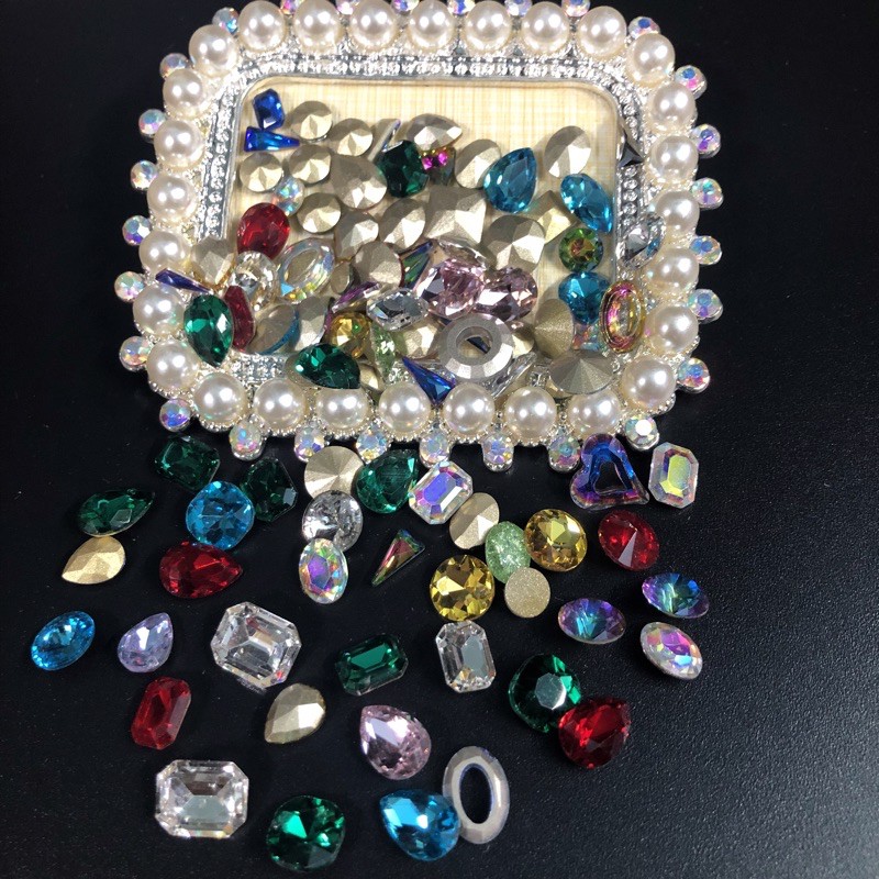 Đá khối chân nhọn siêu sáng mix màu 100v | BigBuy360 - bigbuy360.vn