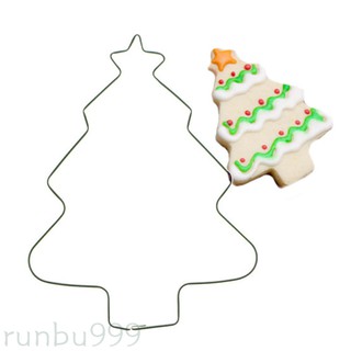 Christmas Tree Cookie Cutter Stainless Steel Biscuit Pastry Mold Cake Baking Tool