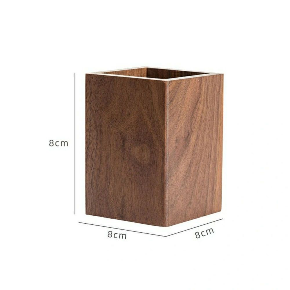 Hộp đựng bút bằng gỗ óc chó thiết kế sáng tạo hợp thời trang