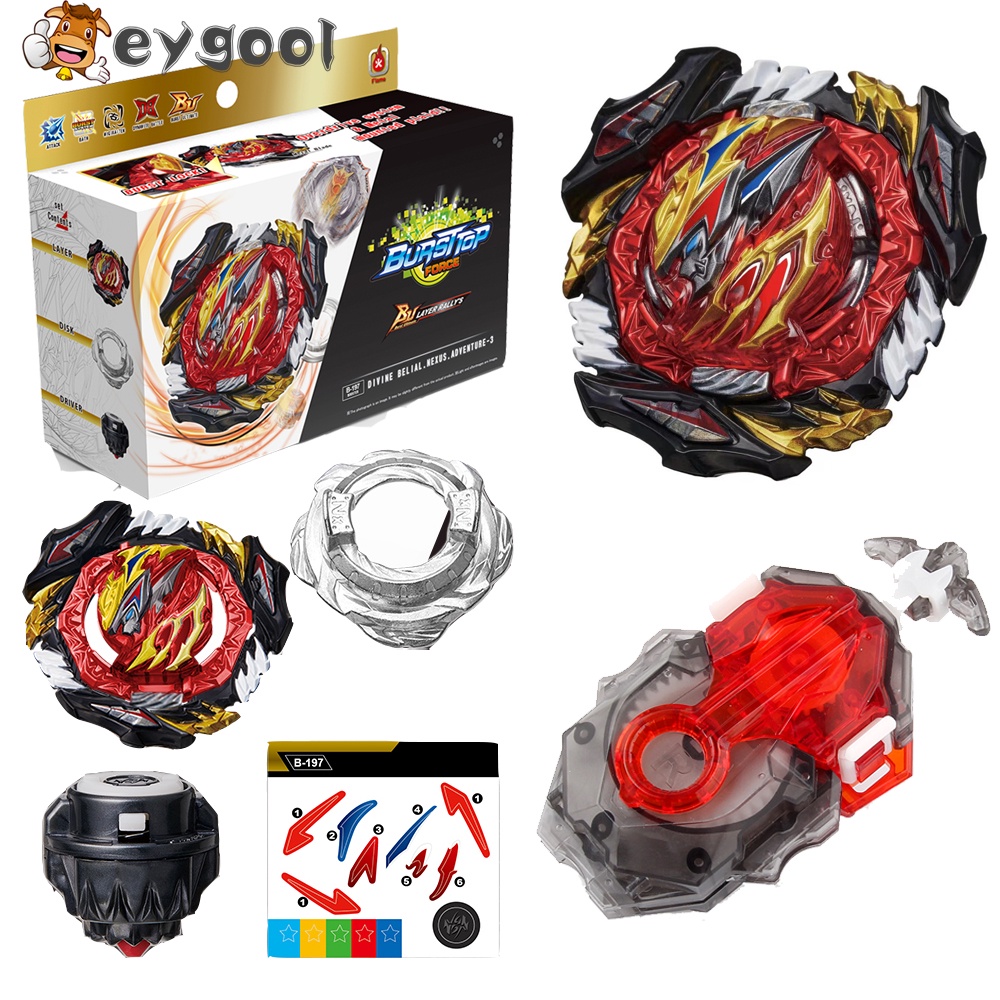 Bộ Đồ Chơi Con Quay Beyblade Burst B-197 Divine Belial Nexus B184 LR Chất Lượng Cao