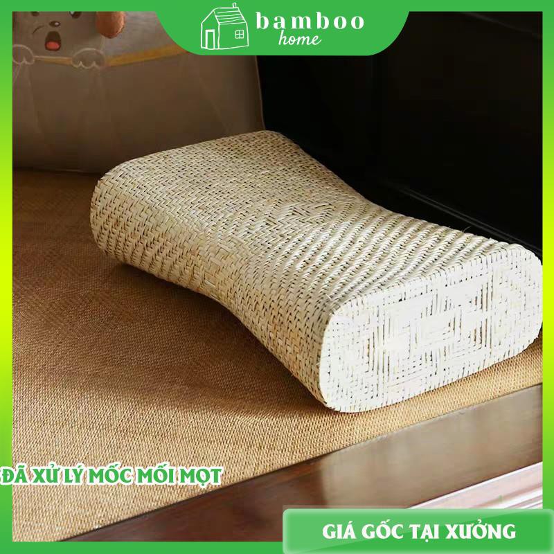 Gối mây tre đan mau THE BAMBOO