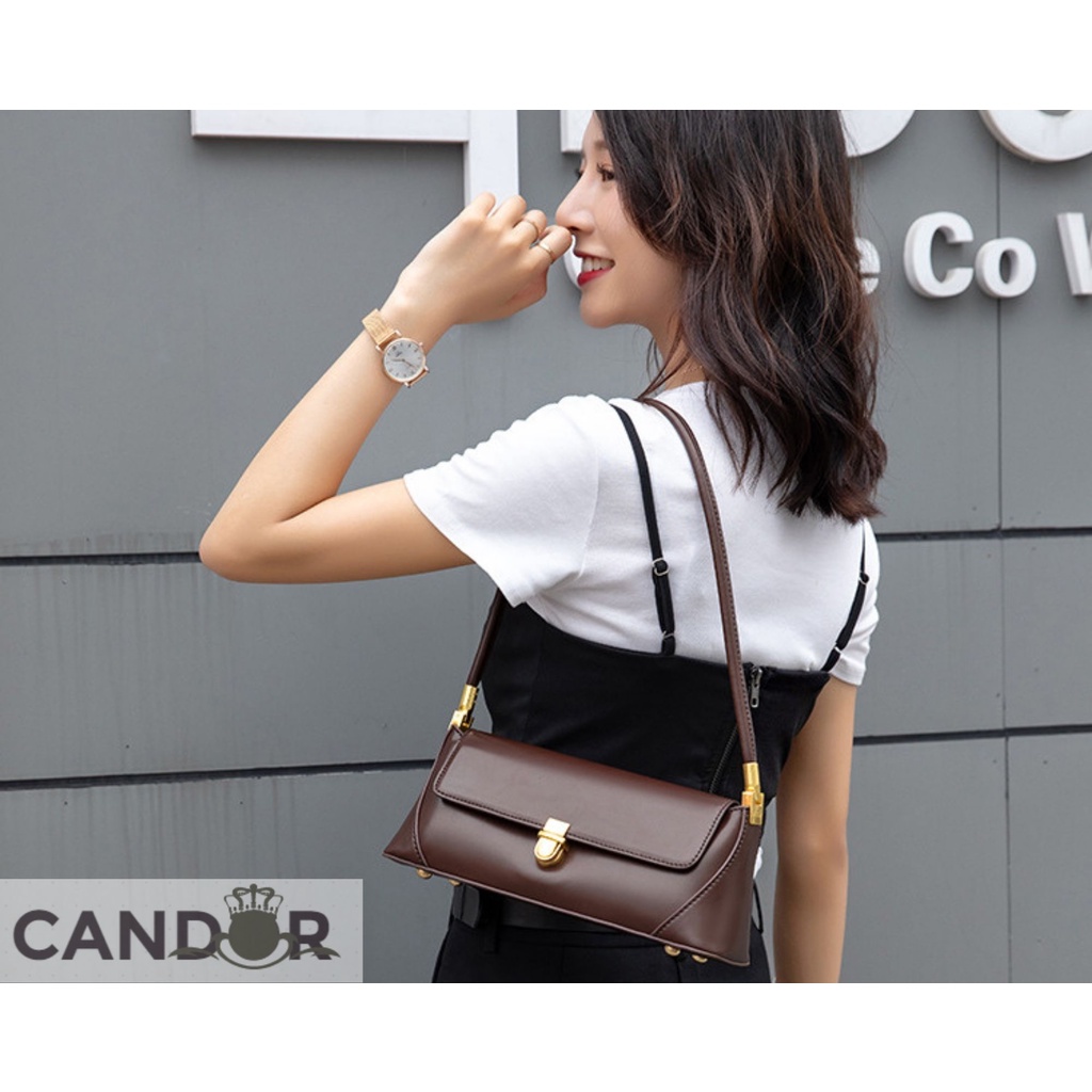 Túi xách nữ kẹp nách dáng công sở da trơn thời trang cực đẹp B4