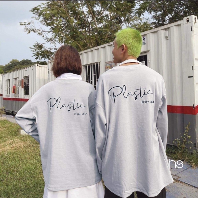 ÁO NỈ NAM NỮ Tay Dài Đen Xám mặc đôi Unisex | BigBuy360 - bigbuy360.vn