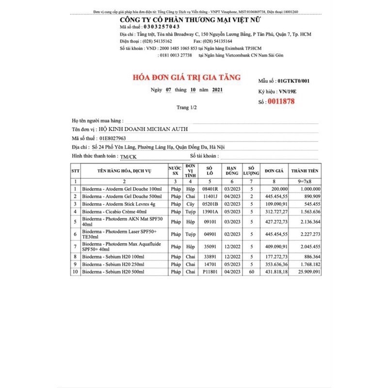 Tẩy Tế Bào Chết Bioderma 100ml