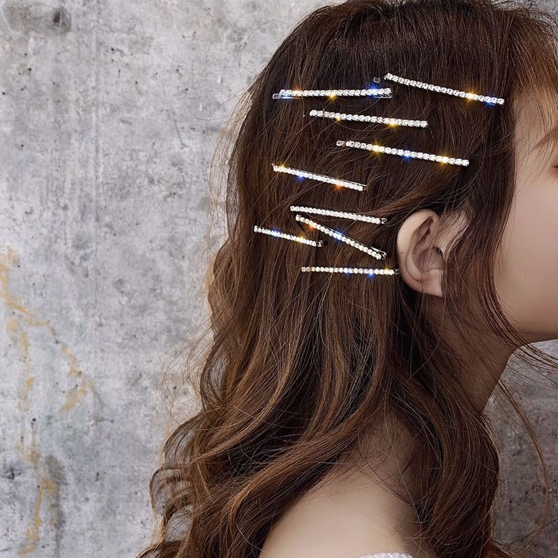Kẹp Tóc Ngôi Sao Năm Cánh Đính Đá Đơn Giản Thời Trang Hàn Quốc
