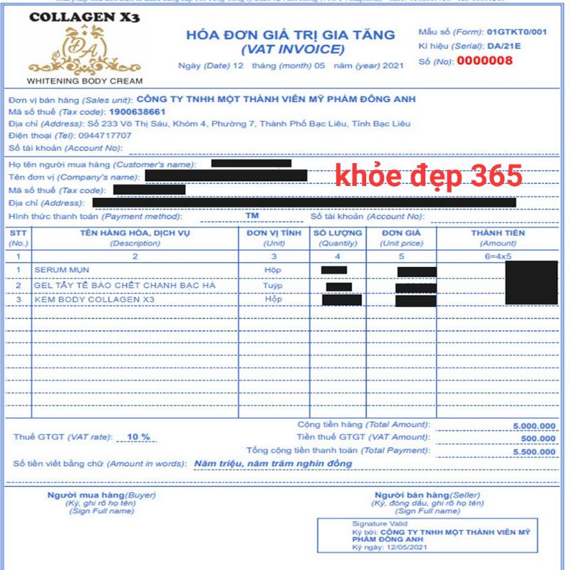 [Chính hãng] Serum mụn Collagen X3 Luxury mỹ phẩm Đông Anh