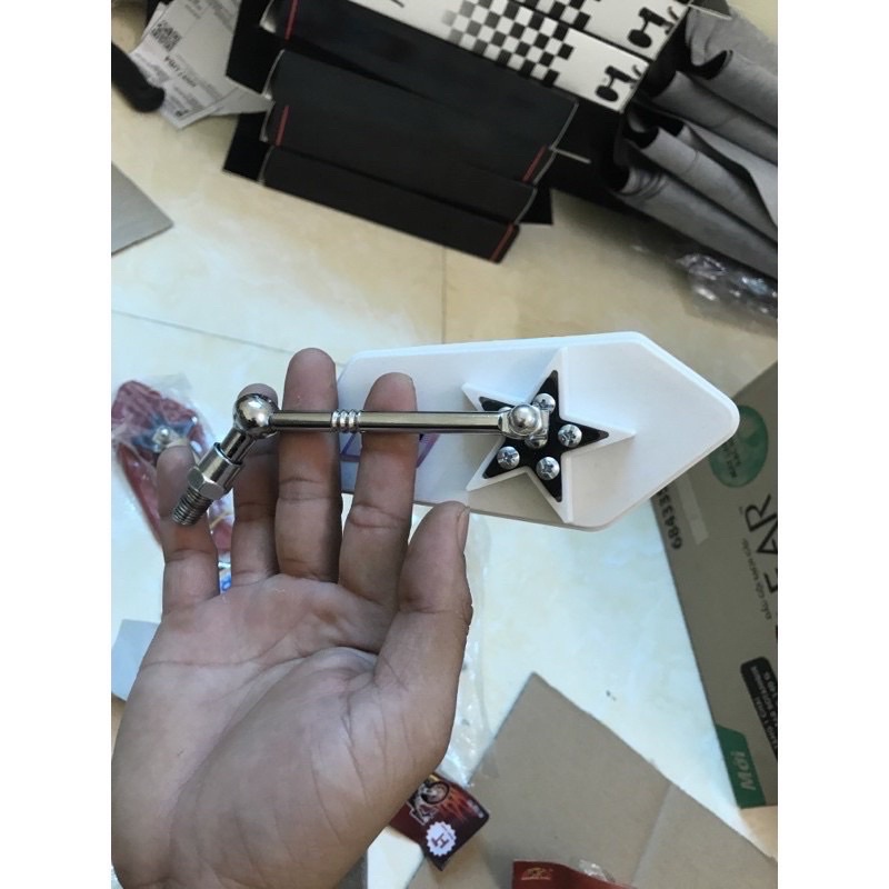Gương Fi thời trang gắn xe máy (giá 1 chiếc lắp bên trái)