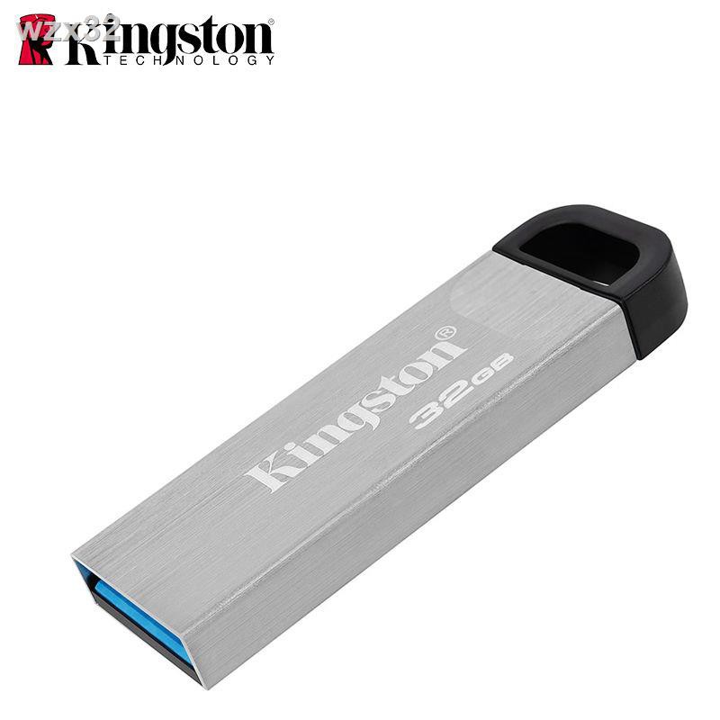 ✗▥◑Kingston U Disk 32G Tốc độ cao USB3.2 kim loại DTKN 64G Flash Office Business Student 128g USB Drive