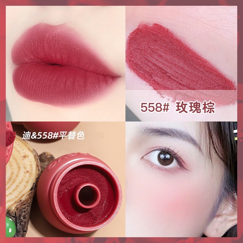 Son Kem Lì Hình Nấm NOVO Lip Mud 5622