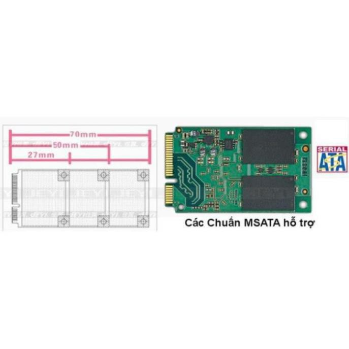 Hộp box ổ cứng SSD MSATA ra cổng SATA 3 HDD (ổ cứng Laptop) 2.5”