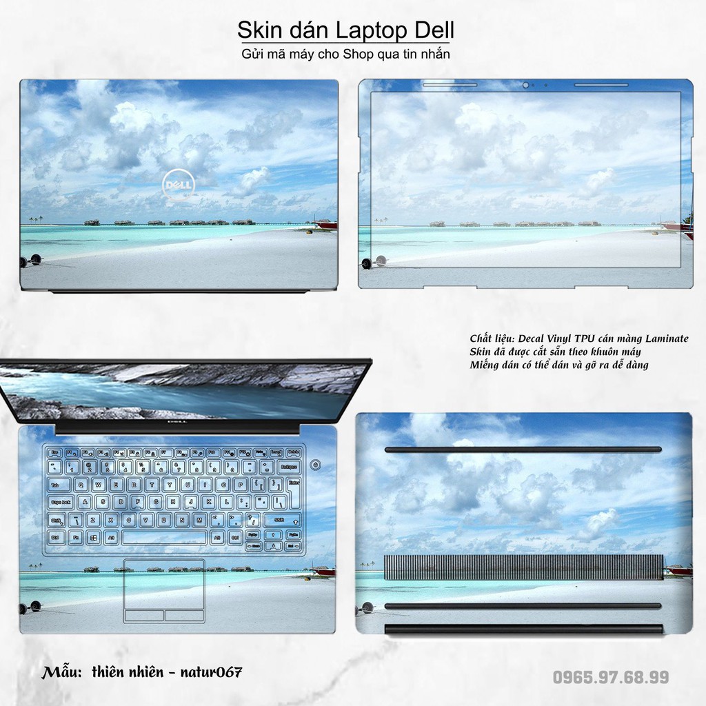 Skin dán Laptop Dell in hình thiên nhiên nhiều mẫu 3 (inbox mã máy cho Shop)