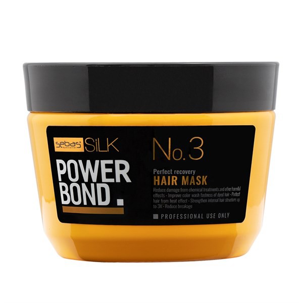 Hấp dầu Sebas Silk Power Bond No.3 hair mask cho tóc khô hư tổn 500ml