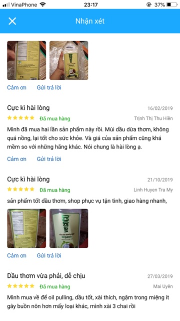 Dầu Dừa Organic 1lit - 500ML - Vietcoco