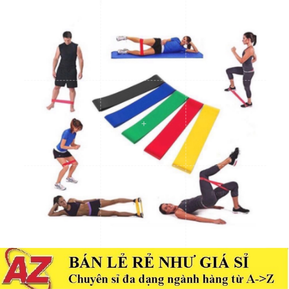 Dây Kháng Lực MINIBAND Cao Su Đàn Hồi Cao Cấp Hỗ Trợ Tập Gym, Tập Mông, Chân, Đùi Tại Nhà