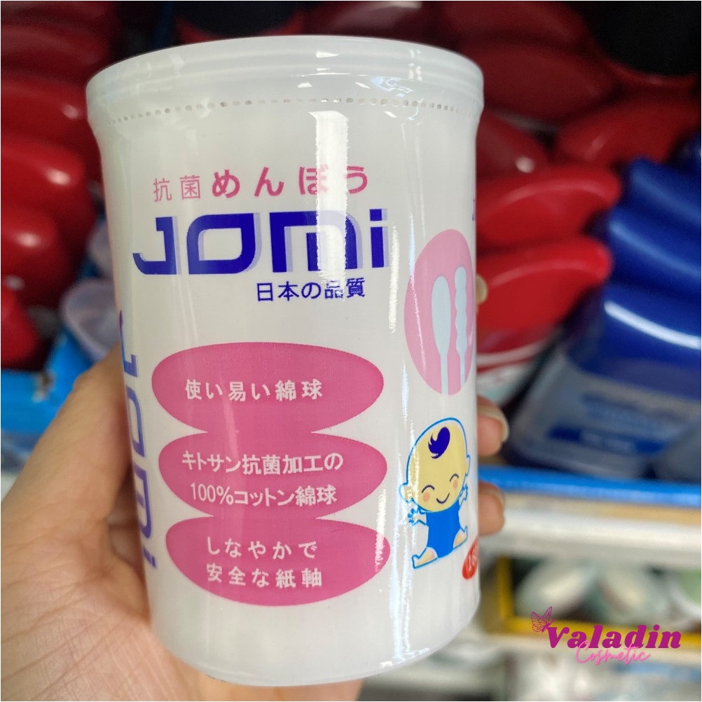 Tăm Bông Ngoáy Tai Jomi Health Care 200 Que Tăm bông trẻ em Jomi 160 Que Bông tắm ráy tai
