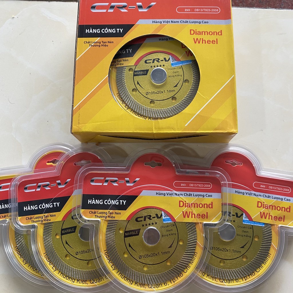 Lưỡi cắt kim cương chuyên cắt gạch men, cắt đá, bê tông CR-V