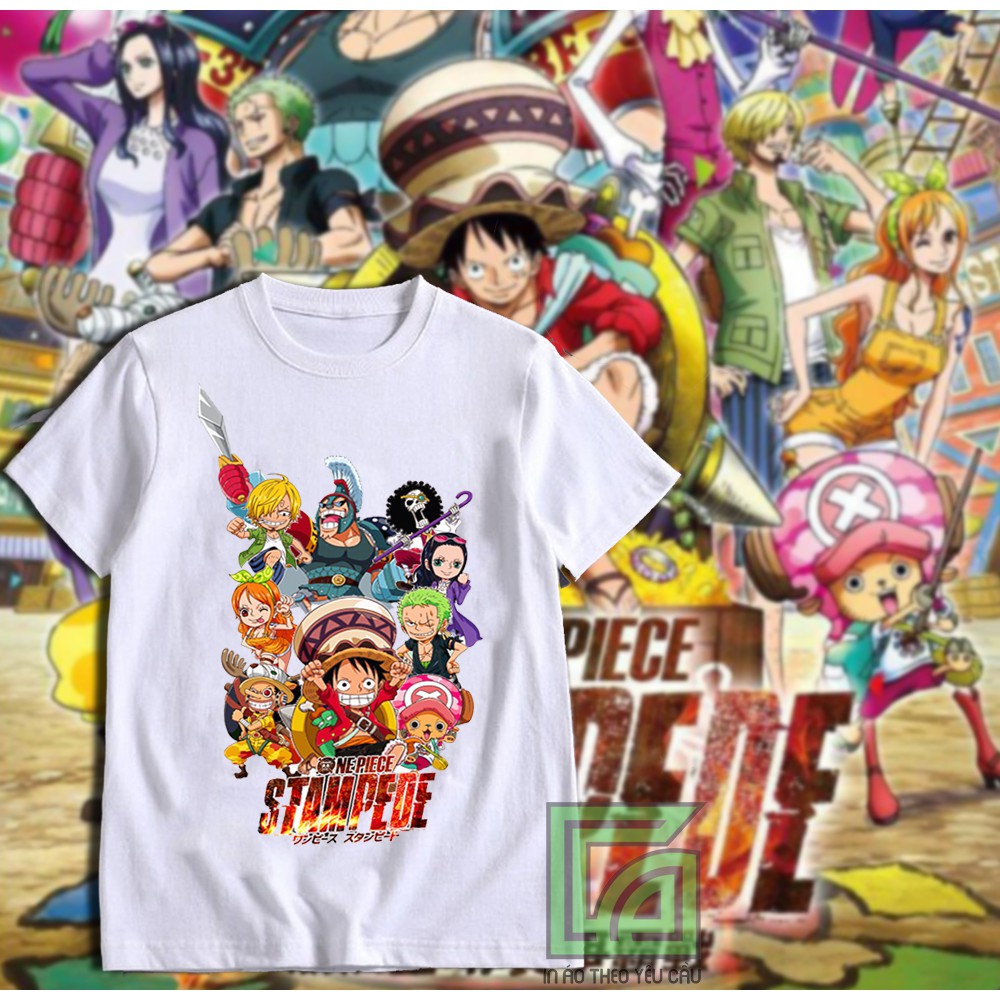 áo thun chibi one piece nguyên nhóm phần 14 (mẫu mới)