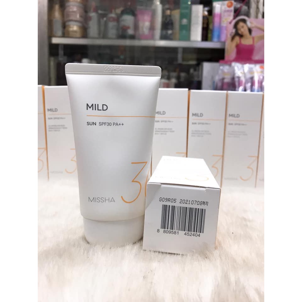 Kem Chống Nắng Dịu Nhẹ Cho Da Nhạy Cảm Missha All Around Safe Block Mild Sun SPF30/ PA++