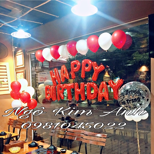 Bóng trang trí sinh nhật
