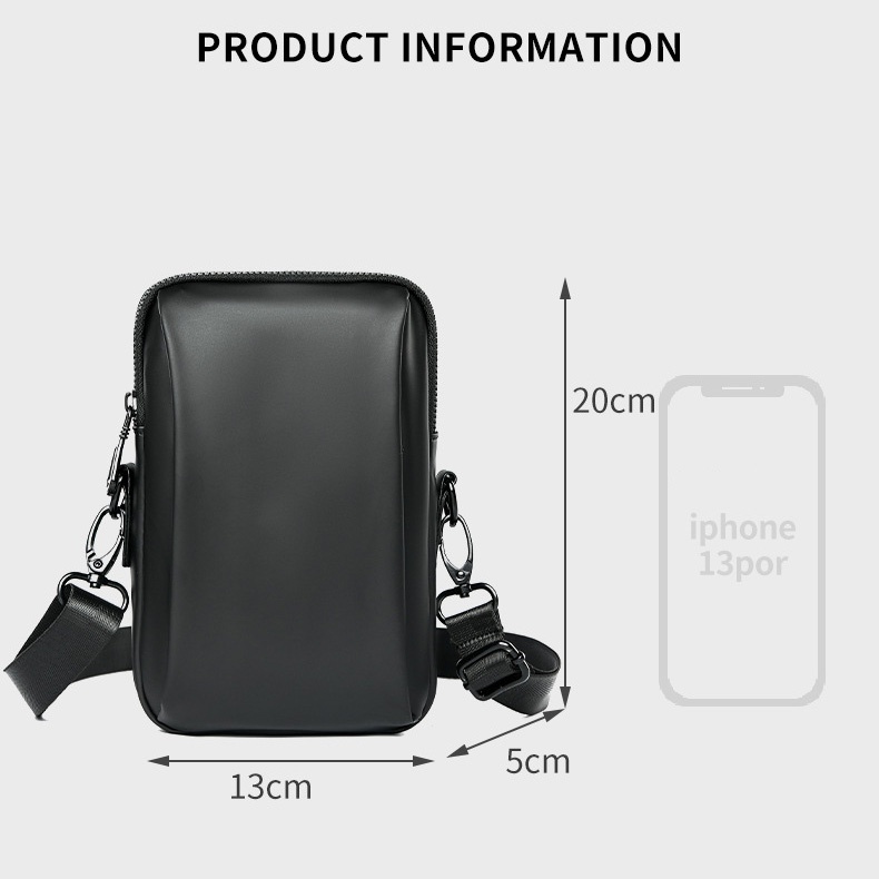 Túi Đựng Điện Thoại Bằng nylon Chống Thấm Nước K127 Thiết Kế Nhỏ Gọn Thời Trang Dành Cho Nam