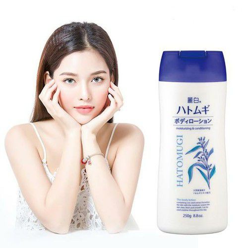 Sữa Dưỡng Thể Hatomugi Lotion 250g Trắng Da Ban Đêm Hạt Ý Dĩ Nhật Bản