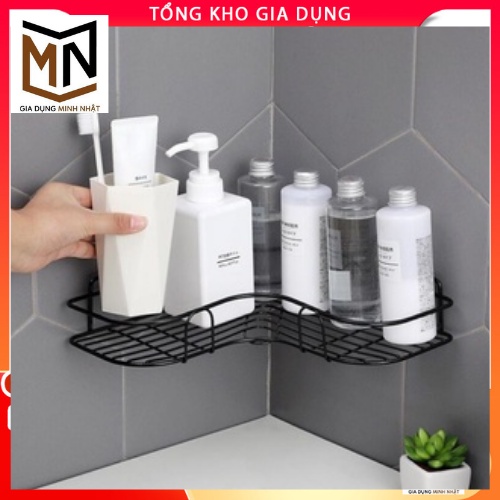 Kệ góc dán tường để đồ đa năng bằng kim loại chịu lực tốt