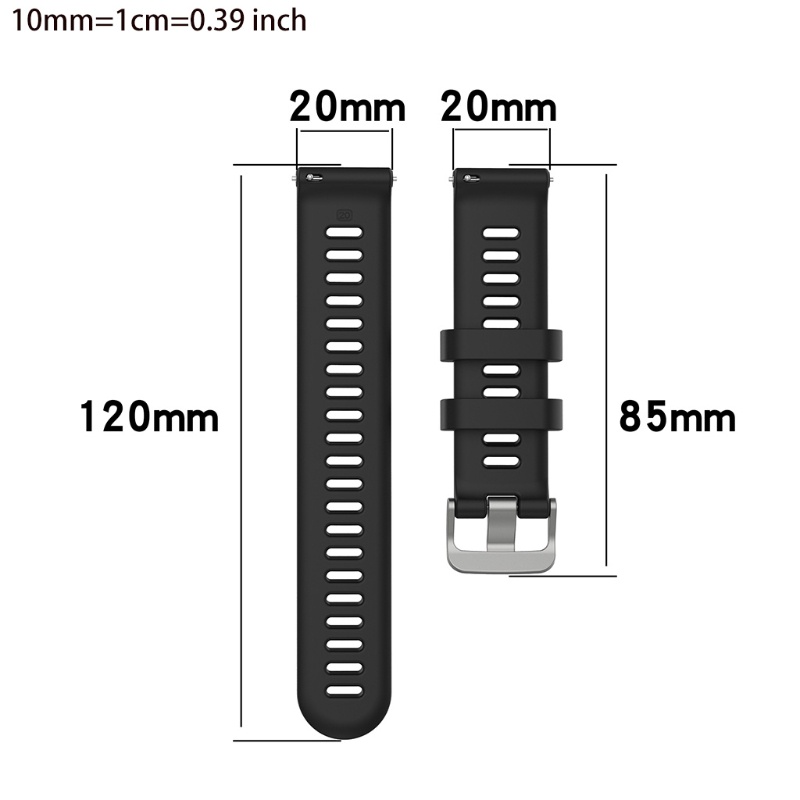 Dây Đeo Silicon Mềm Cho Đồng Hồ Thông Minh Forerunner158/645/55/245