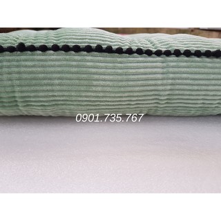 Nệm ngồi, đệm ngồi Vải Nhung tăm mềm mịn 40x40x7cm