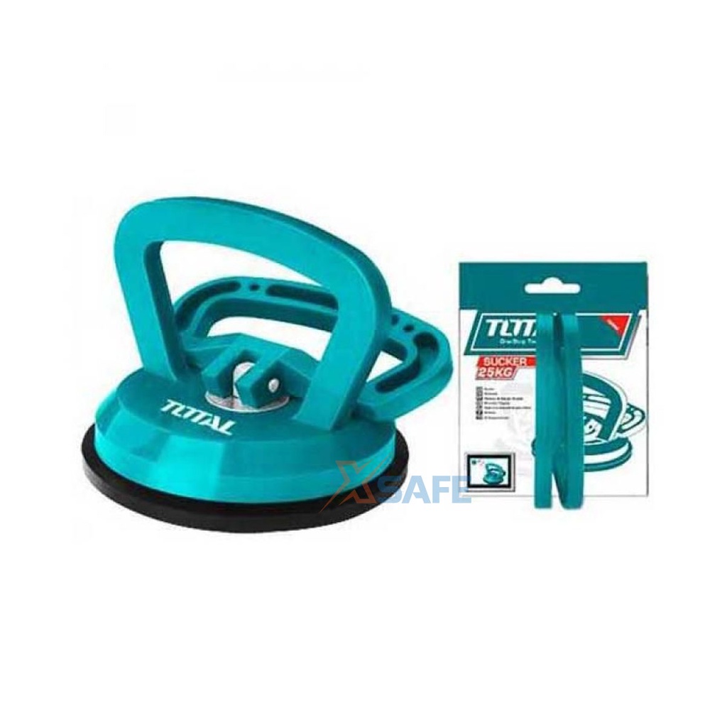 Giác hút kính cầm tay TOTAL TSP01251 115mm Giác hút chân không nhựa ABS siêu bền trọng lượng nâng kính tối đa 25kg