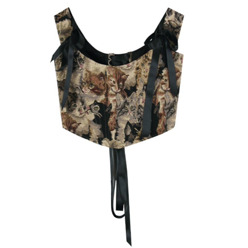 Áo Nịt Ngực Bằng Satin Có Dây Đeo Thời Trang