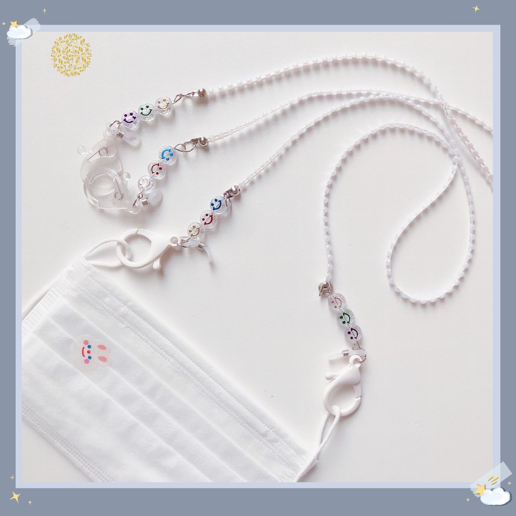 Dây Đeo Mắt Kính Hình Mặt Cười Dễ Thương