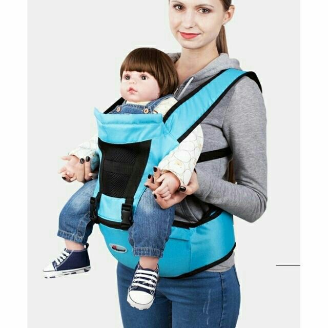 Địu ngồi trợ lực cho bé địu ngồi 4 tư thế