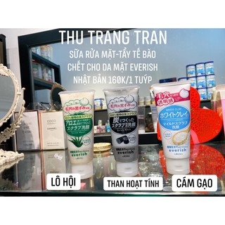 Sữa rửa mặt tẩy tế bào chết utena everish