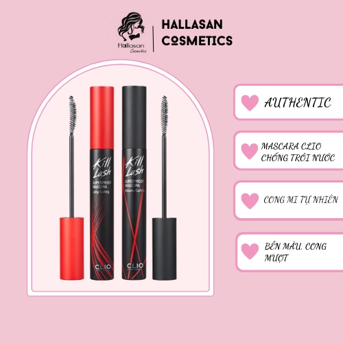 Chuốt mi mắt mascara CLIO Kill Lash Superproof 7g