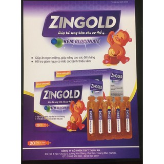 ZINGOLD - Kẽm Gluconate