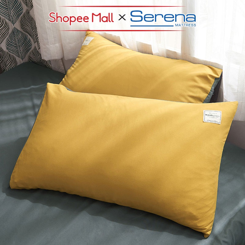 Bộ Ga Giường 5 Món Cotton Tici SERENA Chính Hãng Bộ Vỏ Chăn Ra Drap Gối Đệm Nệm Trải Phủ Bọc Giường Trần Bông Đẹp