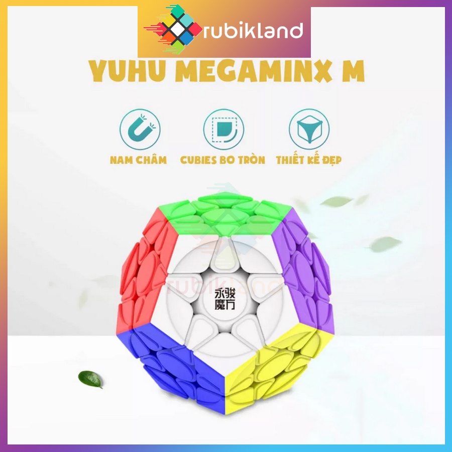 Rubik YJ Megaminx YuHu V2 M Có Nam Châm Rubic Biến Thể 12 Mặt Đồ Chơi