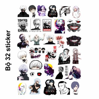 Sticker/ Hình dán anime Tokyo Ghoul