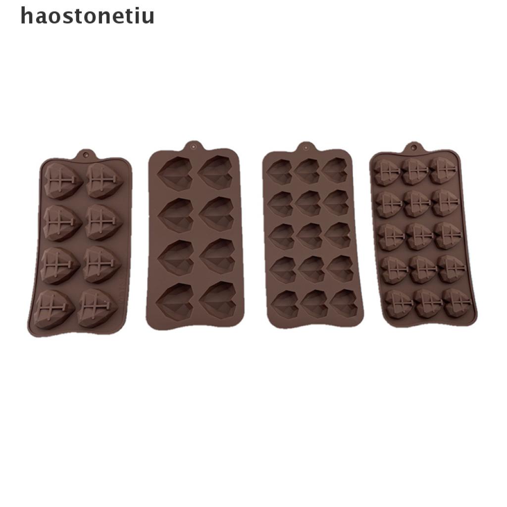 Khuôn Silicone Làm Bánh Kẹo Hình Trái Tim 15 Ngăn