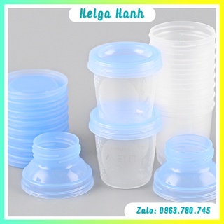 Set Cốc Trữ Sữa và Cổ Nối Avent (10 cốc+ 2 cổ nối)
