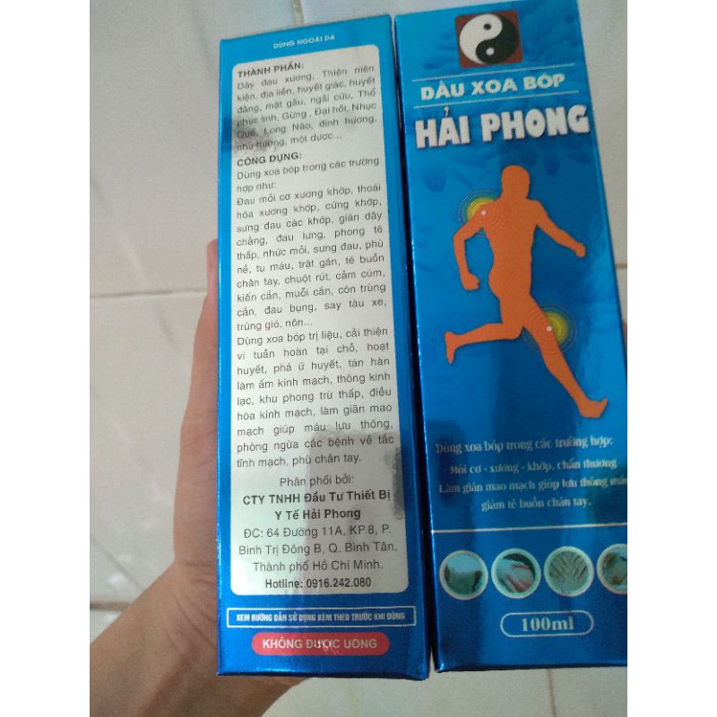 DẦU XOA BÓP THẢO DƯỢC HẢI PHONG9