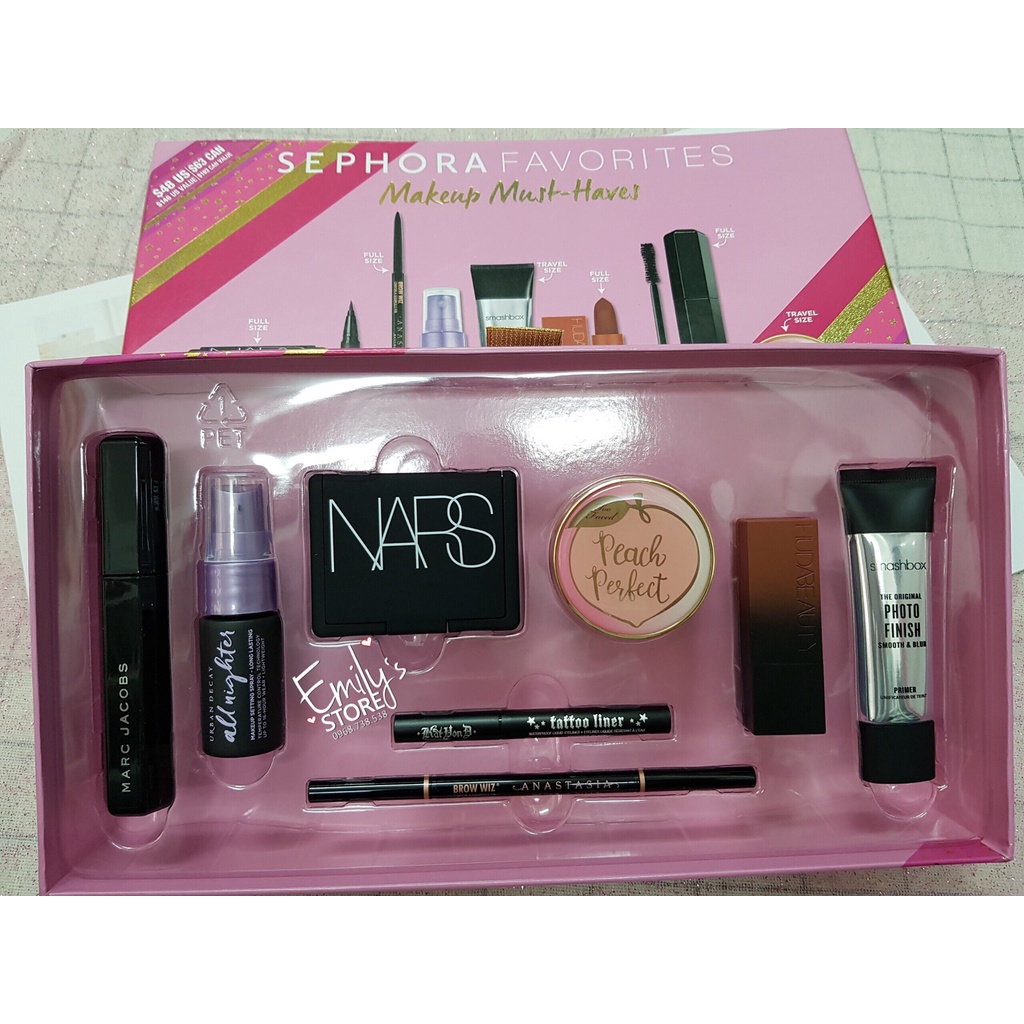 SET TRANG ĐIỂM SEPHORA MAKE UP MUST HAVE CHÍNH HÃNG - 9644