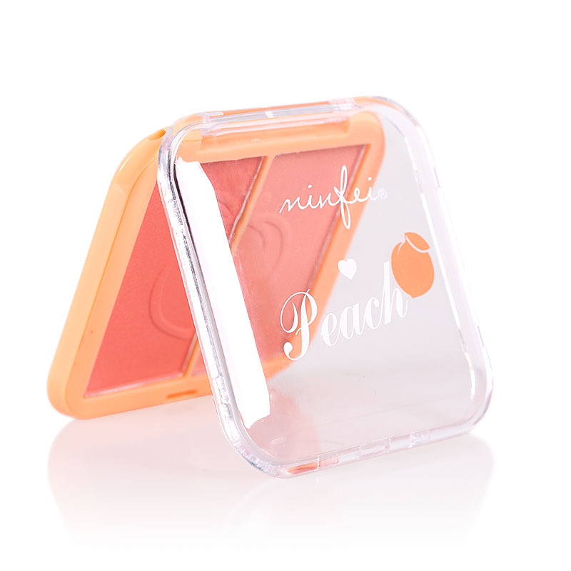 (Hàng Mới Về) Bảng Phấn Má Hồng Hai Màu Lâu Trôi Chống Thấm Nước Dưỡng Ẩm Làm Sáng Da