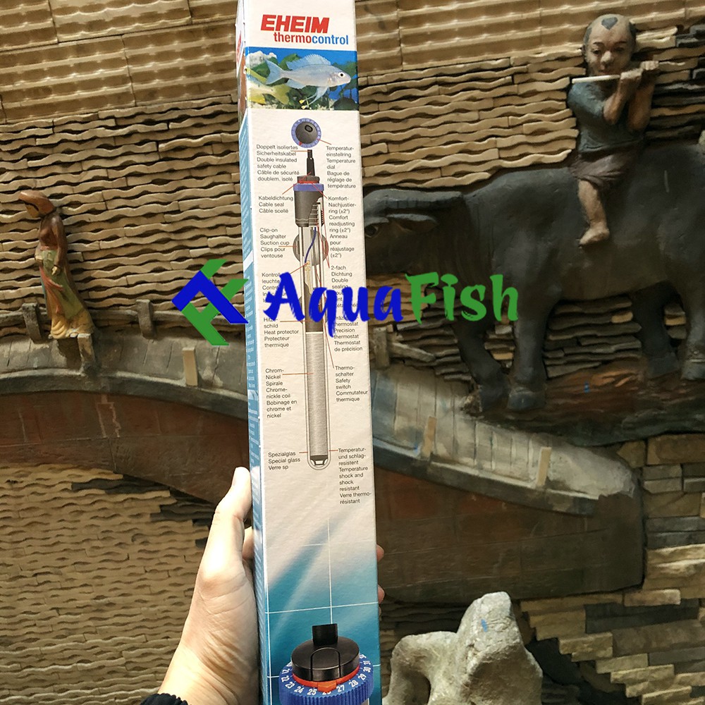 Sưởi Bể Cá Cao Cấp EHEIM 300W nhập Đức (Sưởi thủy tinh dùng cho bể cá từ 600-1000lít với độ chính xác nhiệt độ rất cao)