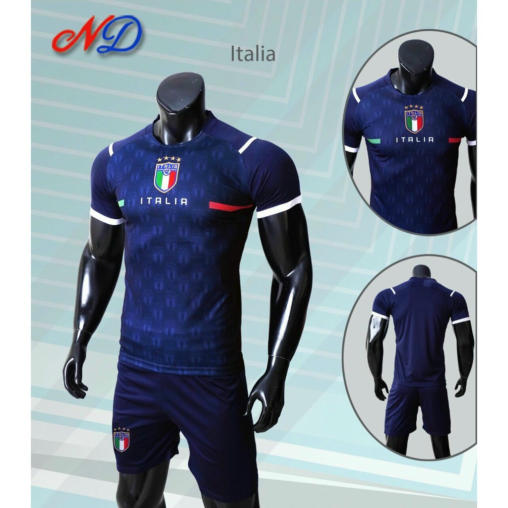 bộ đồ đá banh đội tuyển Ý italia màu xanh đen | WebRaoVat - webraovat.net.vn